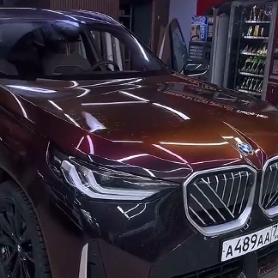 Цветной полиуретан Sunmax Jaguar Black Rose PPF