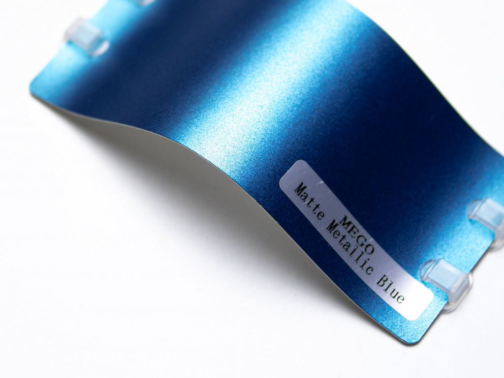 Виниловая плёнка Matte Metallic Blue (синий), MEGO, 1,52×17,5 м