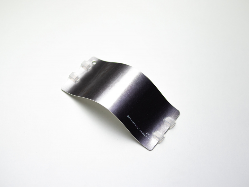 Виниловая плёнка Glossy Metallic Combat Grey (серый боевой), глянцевая, GML8, 1,52×17,5 м