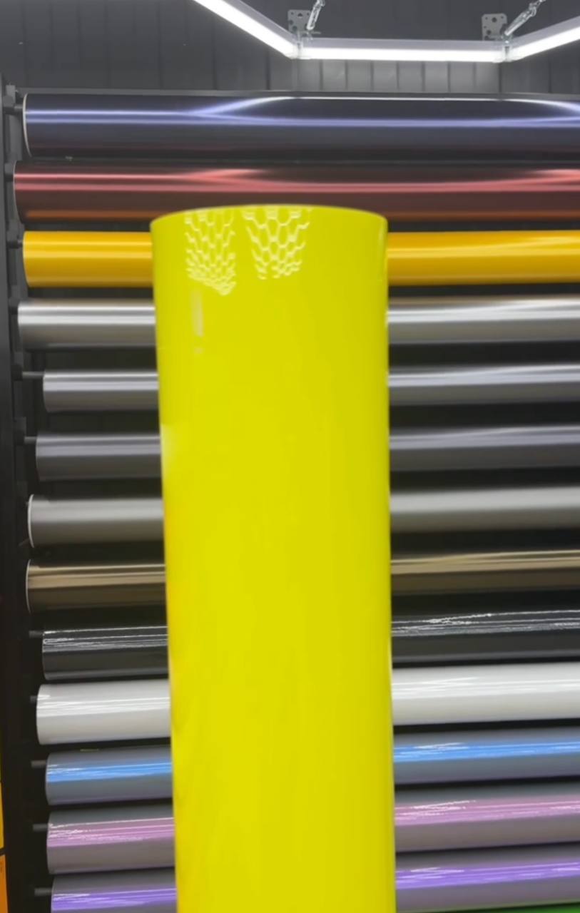 Цветная полиуретановая пленка Sunmax Crystal Lemon Gloss PPF