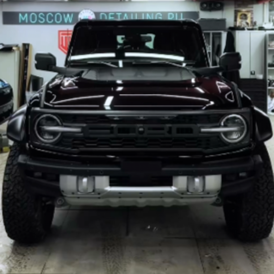 Цветная полиуретановая пленка Sunmax Black Gloss PPF
