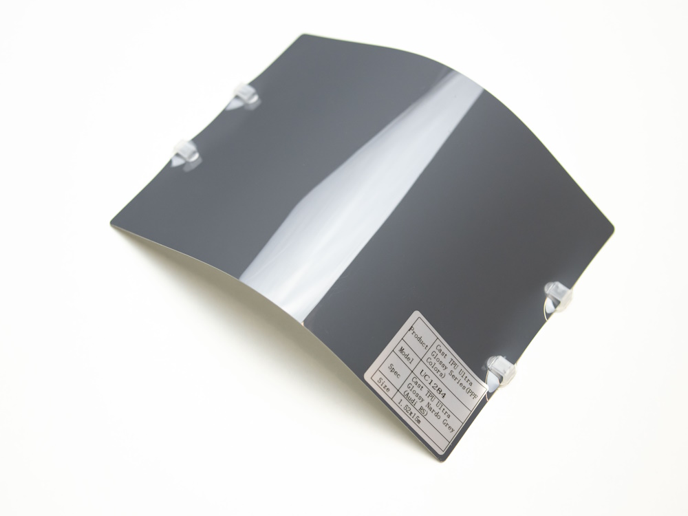 Полиуретановая пленка PPF Colors Glossy Nardo Grey (Нардо Грей серая), глянцевая, UC1284, 1,52×15 м