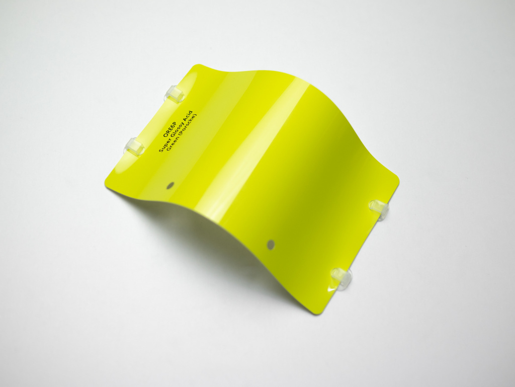 Виниловая плёнка Super Glossy Acid Green (кислотный зеленый), глянцевая, ORE6P, 1,52×17,5 м