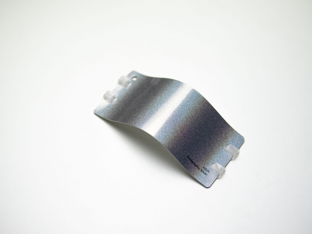 Виниловая плёнка Holographic Silver (голографическое серебро), глянцевая, HOJ5, 1,52×17,5 м