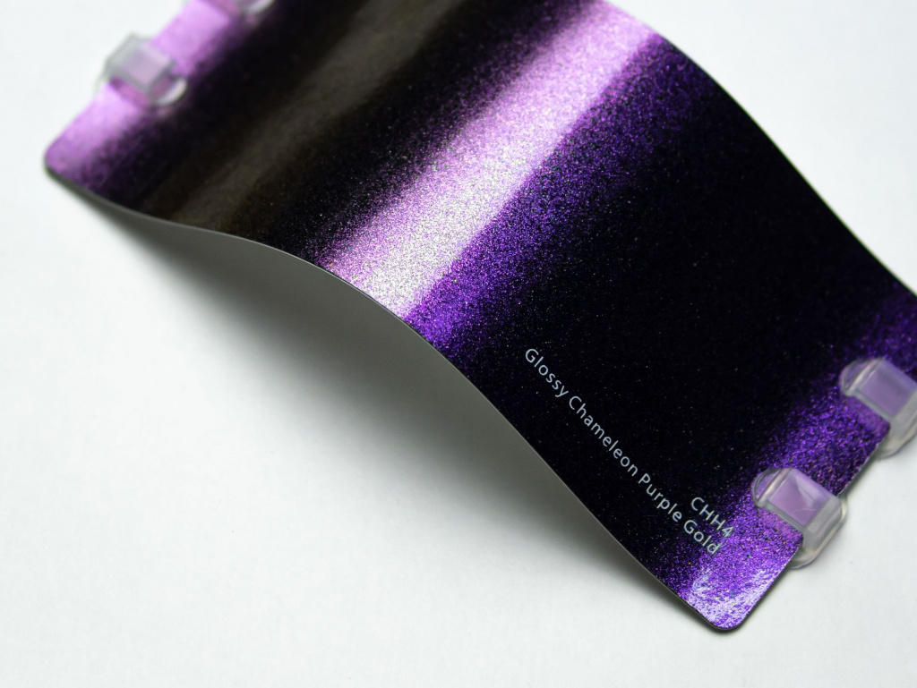 Виниловая плёнка Glossy Chameleon Purple Gold (хамелеон пурпурно-золотой), CHH4, 1,52×17,5 м