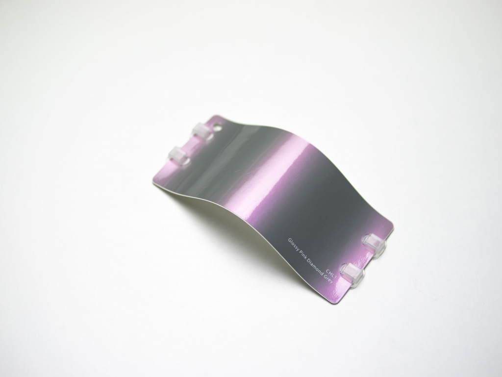 Виниловая плёнка Glossy Pink Diamond Grey (розовый бриллиантовый серый), CHL1, 1,52×17,5 м