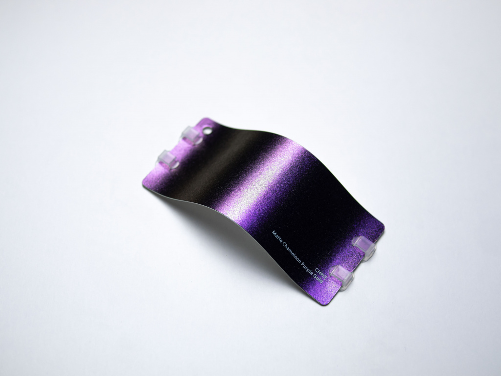 Виниловая плёнка Matte Chameleon Purple Gold (хамелеон пурпурно-золотой), CHH3, 1,52×17,5 м