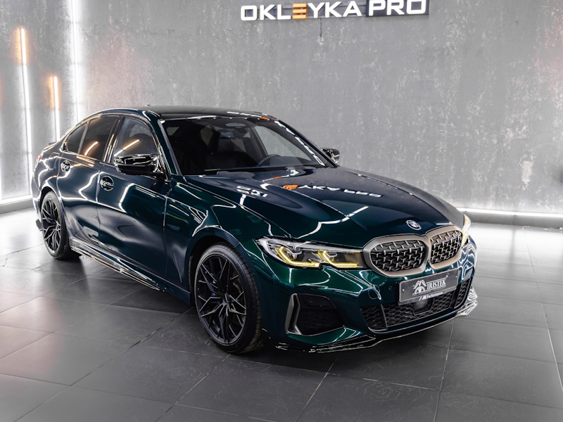 Полиуретановая пленка PPF Colors Liquid Metal Agate (зеленый агат), глянцевая, UC3041, 1,52×15 м