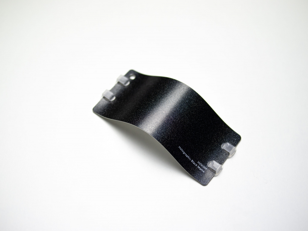 Виниловая плёнка Holographic Black Matte (голографический черный), матовая, HOK0M, 1,52×17,5 м