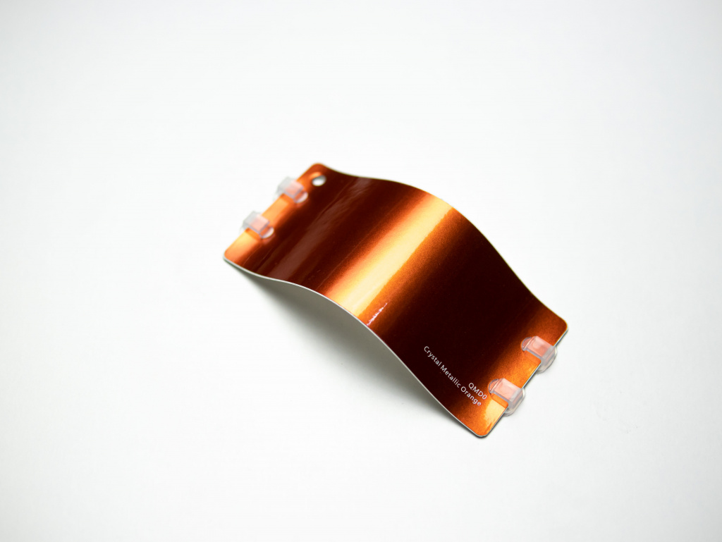 Виниловая плёнка Crystal Metallic Orange (кристальный металлик оранжевый), QMD0, 1,52×17,5 м