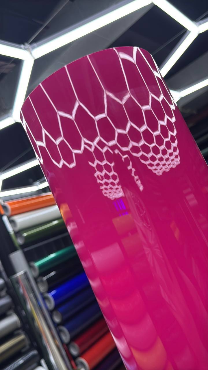 Цветная полиуретановая пленка Sunmax Pink Glossy PPF