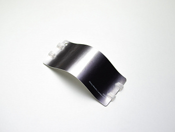 Виниловая плёнка Glossy Metallic Combat Grey (серый боевой), глянцевая, GML8, 1,52×17,5 м
