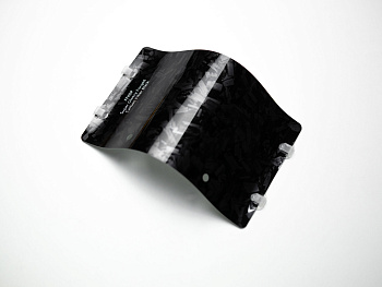 Виниловая плёнка Super Glossy Forged Carbon Fiber Black (кованый черный карбон), FFK0P, 1,52×17,5 м