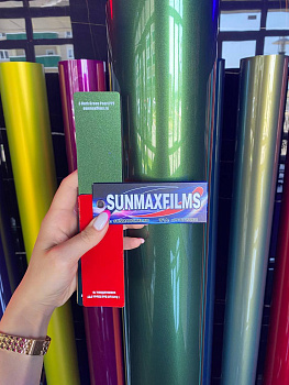 Цветная полиуретановая пленка Sunmax Dark Green Pearl PPF