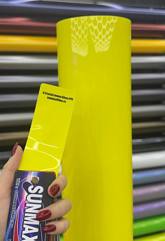 Цветная полиуретановая пленка Sunmax Crystal Lemon Gloss PPF