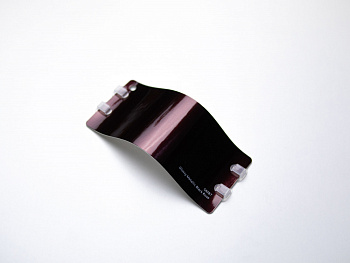 Виниловая плёнка Glossy Metallic Black (черно-розовый), глянцевая, GMB7, 1,52×17,5 м