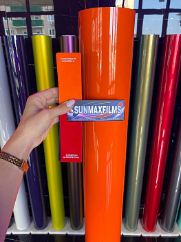 Цветная полиуретановая пленка Sunmax Lotus Orange PPF